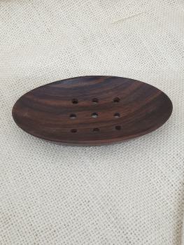 Holz Seifenschale - oval